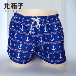 New Men's Shorts Breathable Quick Drying Casual Fashion Men's Fitness Home Shorts Colorful Printed Small Boxer