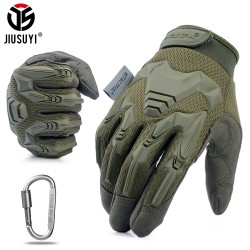 Tactical Military Gloves Army Paintball Shooting Airsoft Combat Bicycle Rubber Protective Anti-Skid Full Finger Glove Men Women