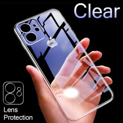 Transparent Phone case For iPhone 11 12 Pro Xs Max Shockproof Case iPhone 8 Plus 6 7 SE 2020 Silicone Case for iPhone X Xr Cover