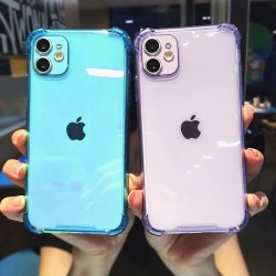 Lens Protection Silicone Case On For iPhone 11 12 Pro XR X XS Max 8 7 6 6s Plus Shockproof Transparent Cover For iPhone 12 Case