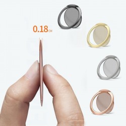 Luxury Metal Mobile Phone Socket Holder Universal 360 Degree Rotation Finger Ring Holder Magnetic For IPhone X 11 Samsung Xiaomi