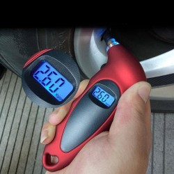 High Precision Electronic Digital Tire Gauge Digital Car Tire Tyre Air Pressure Gauge Meter LCD Display Manometer Barometers