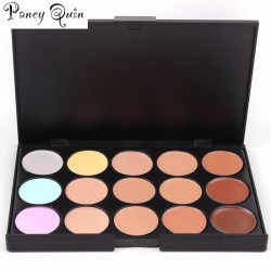 Concealer Palettes 15 Colors makeup Foundation Facial Face Cream Cosmetic contour palette  Full Coverage Flawless Makeup brush